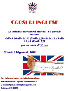 English course flyer