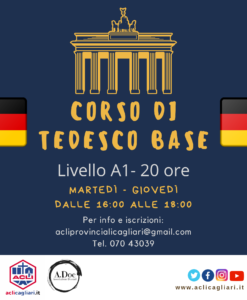 Locandina corso tedesco