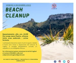 beach cleanup poetto